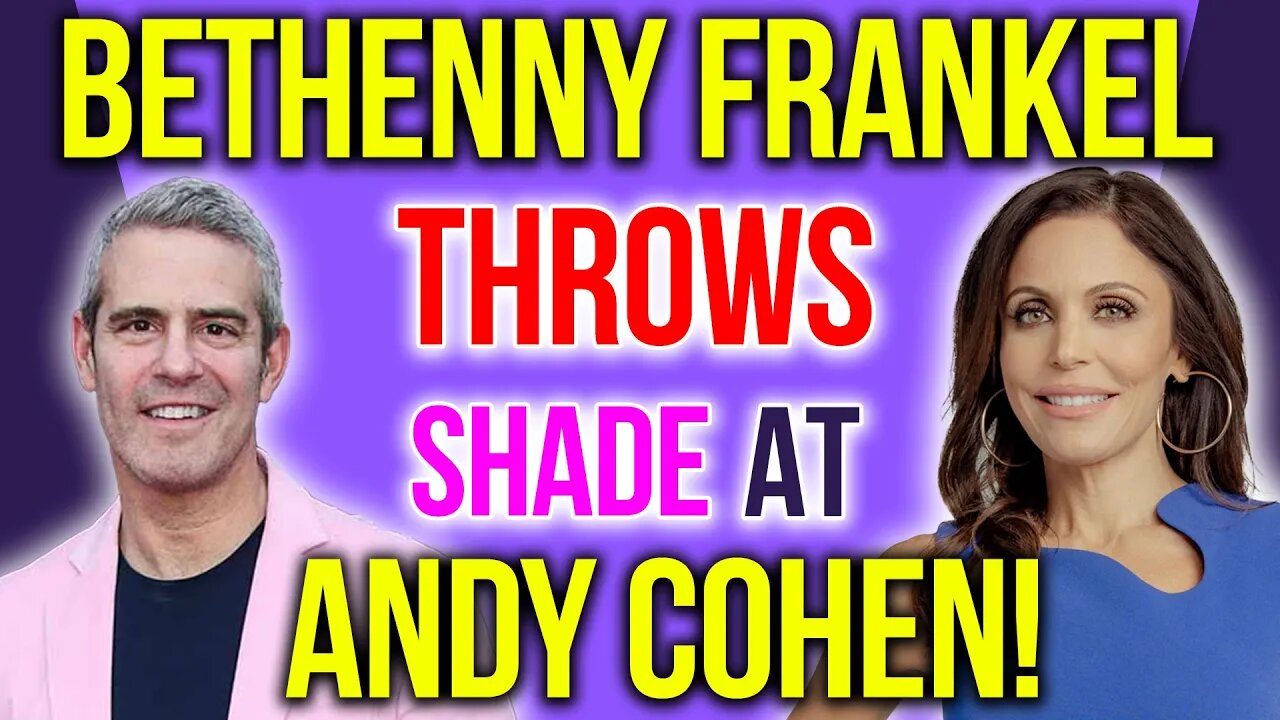 Bethenny Frankel Throws Shade at Andy Cohen! #bravotv #peacocktv #rhony