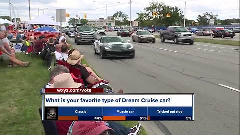 Early cruisers are already on Woodward ahead of the Dream Cruise