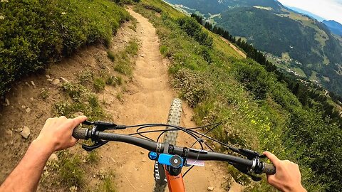 EPIC MTB TRAIL AT LA CLUSAZ WITH GOPRO HERO 7