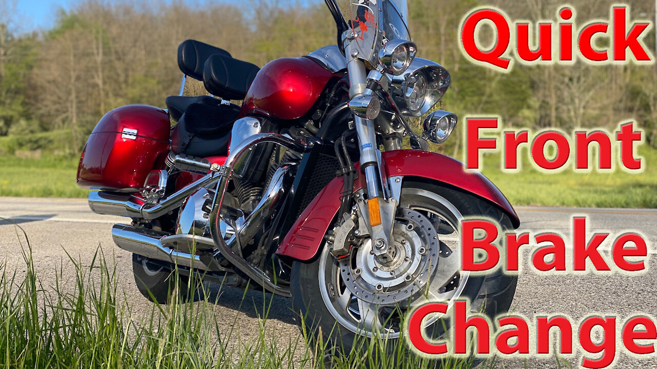 How to Change The Front Brakes On a Honda VTX 1800