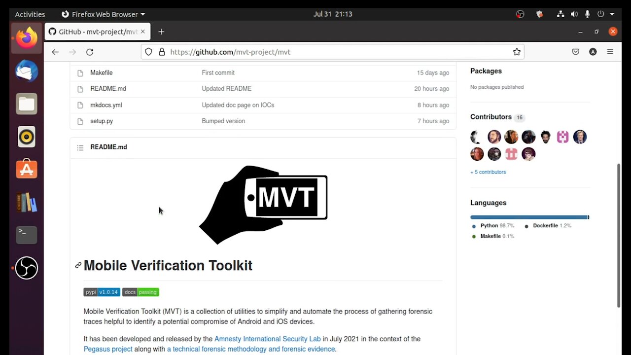 MVT - Mobile Verification Toolkit | Check Your Smartphone For Malware Using MVT