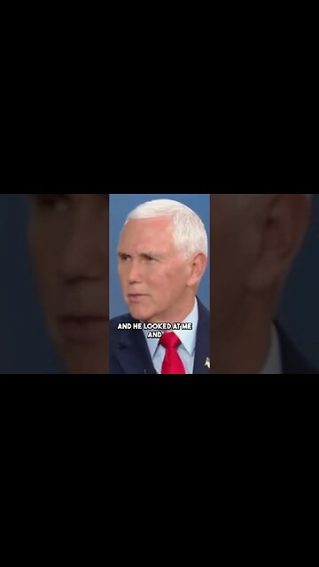Mike Pence Tells ABSURD Story About Donald Trump #shorts