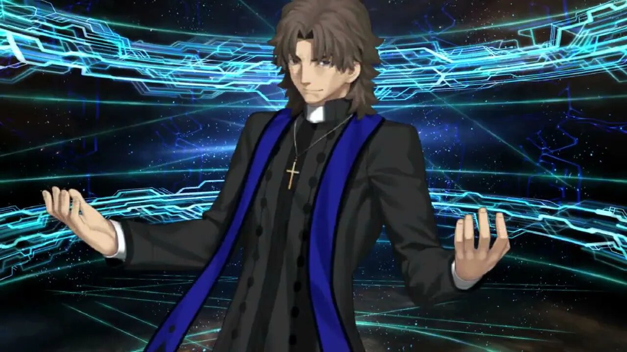 FGO New Years 2023 attempting to summon Kirei Kotomine (Rasputin)