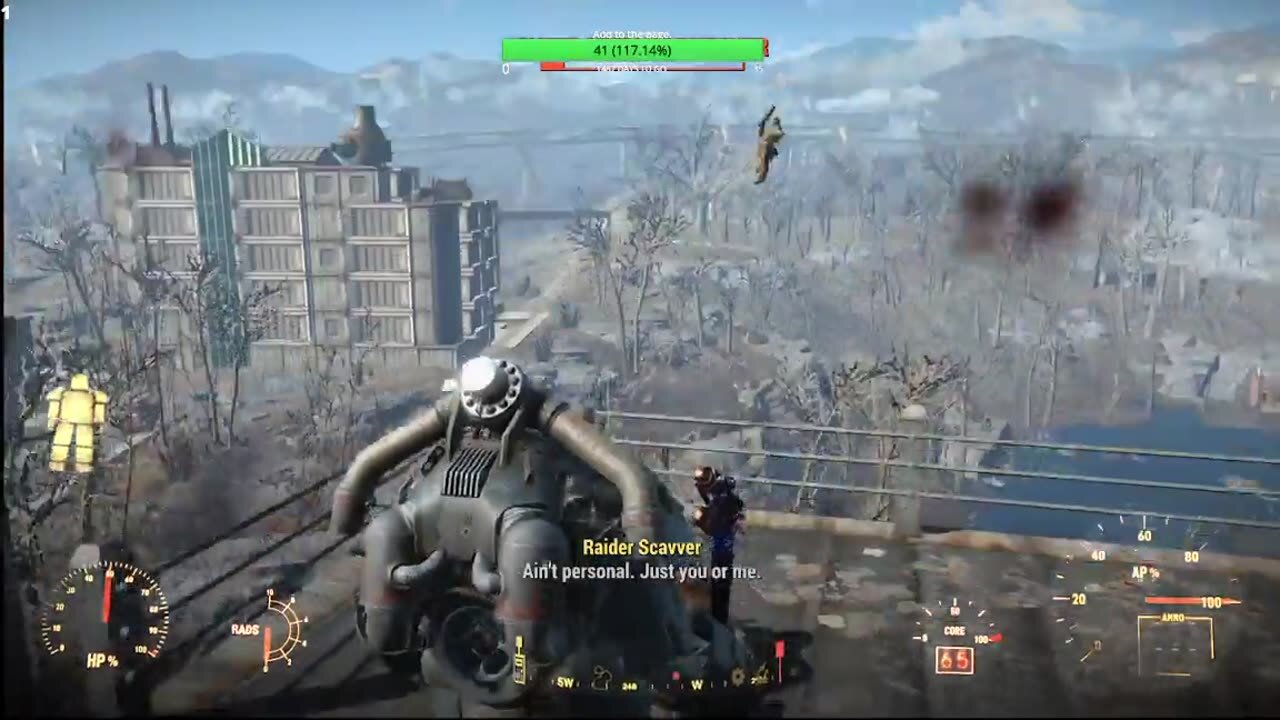 Here for the best content. Fallout 4 Very hard difficulty