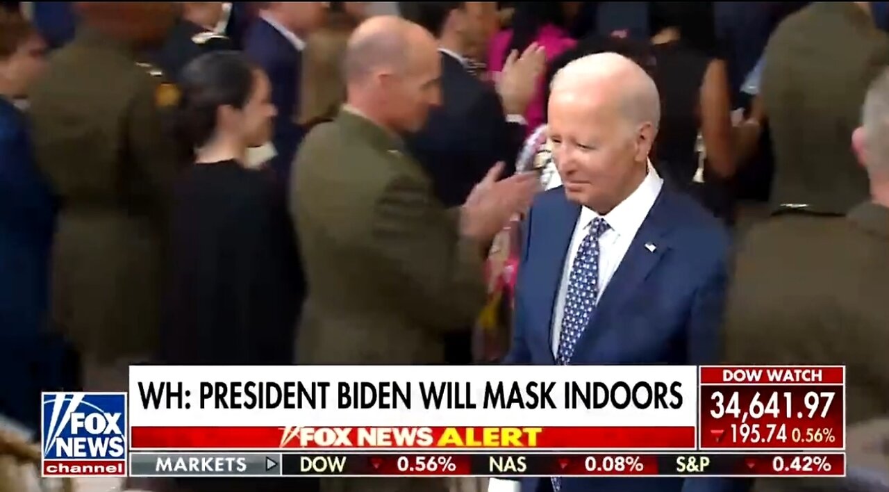 Peter Doocy Exposes Biden's Mask Theater