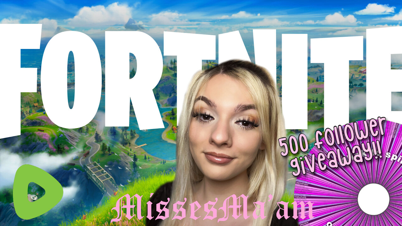 500 Giveaway!!! And Fortnite💚✨