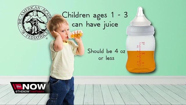 Babies should avoid fruit juice, doctors say