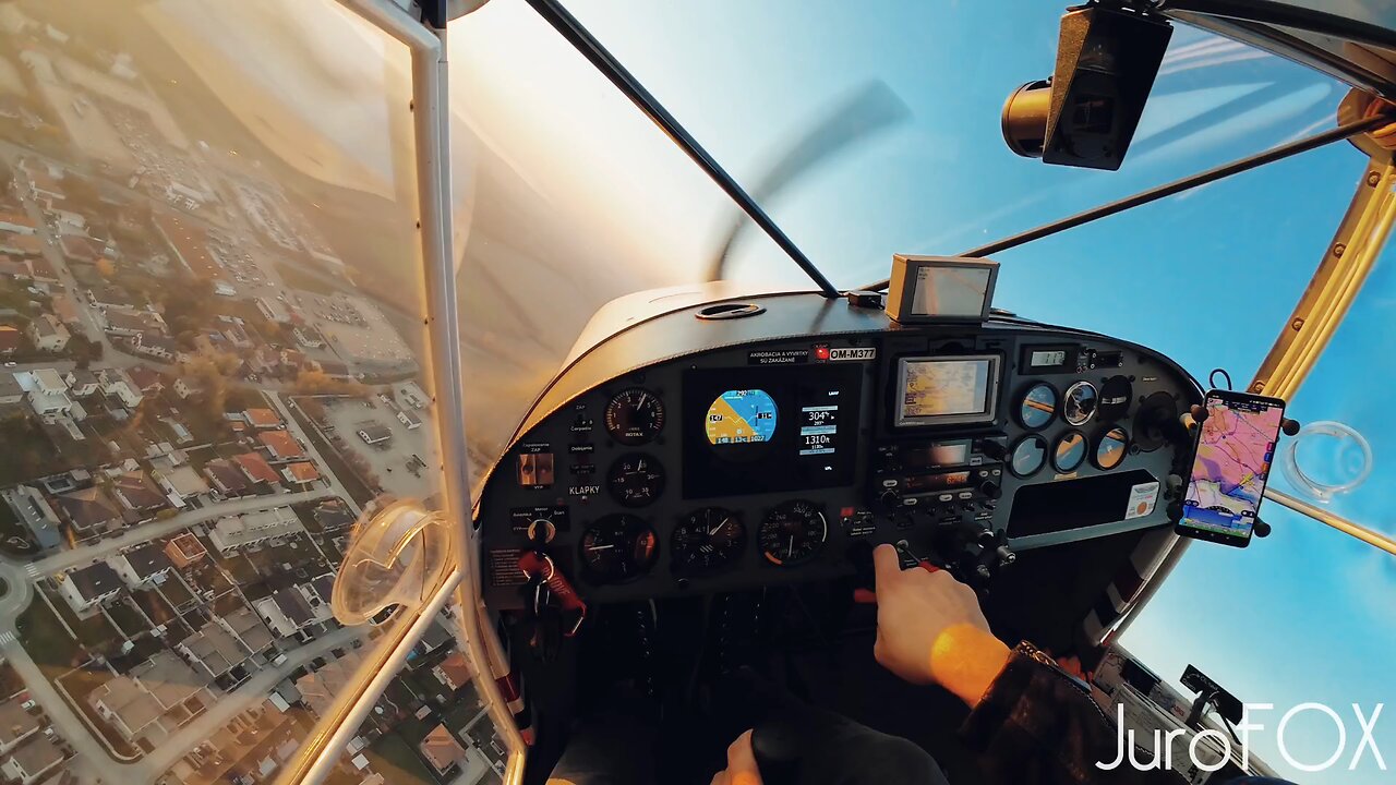 Sunset flying (no words)