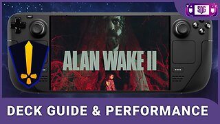 Alan Wake 2 Steam Deck Gameplay & Performance with guide - Heroic Games Launcher