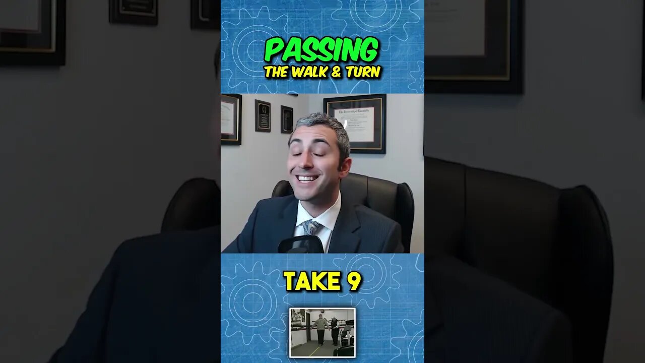 Lawyer EXPLAINS how to PASS the WALK & TURN