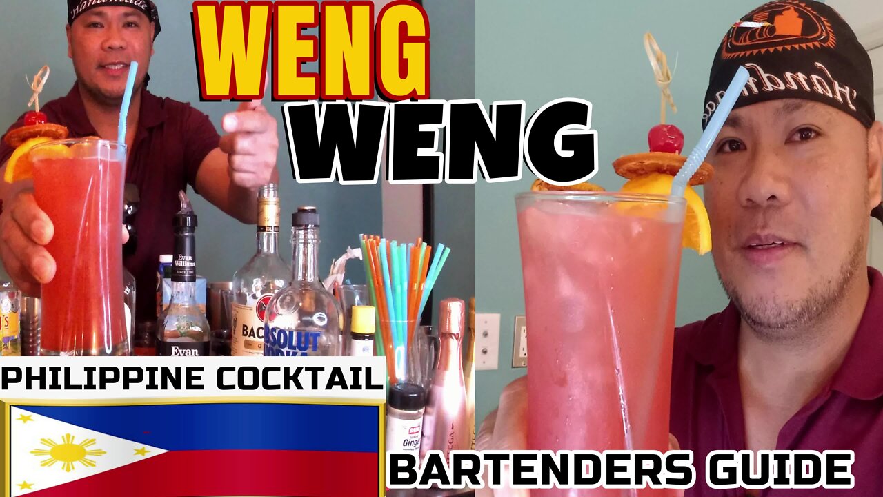 How to make Perfect WENG WENG Cocktail recipe/History & Tutorial/MIXOLOGIST/BARTENDER Cocktail