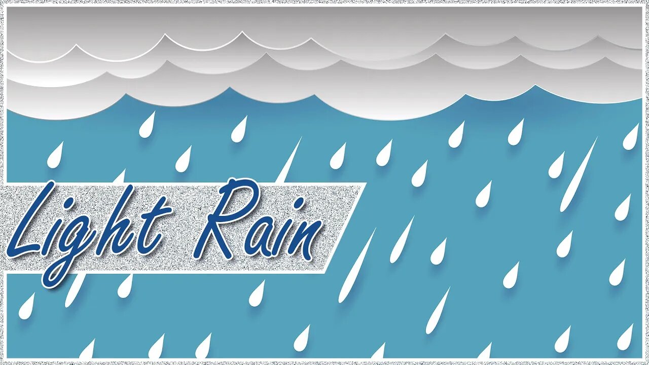 Light Rain - White Noise Sounds for Sleep, Study, Rest, Relaxation, or Meditation