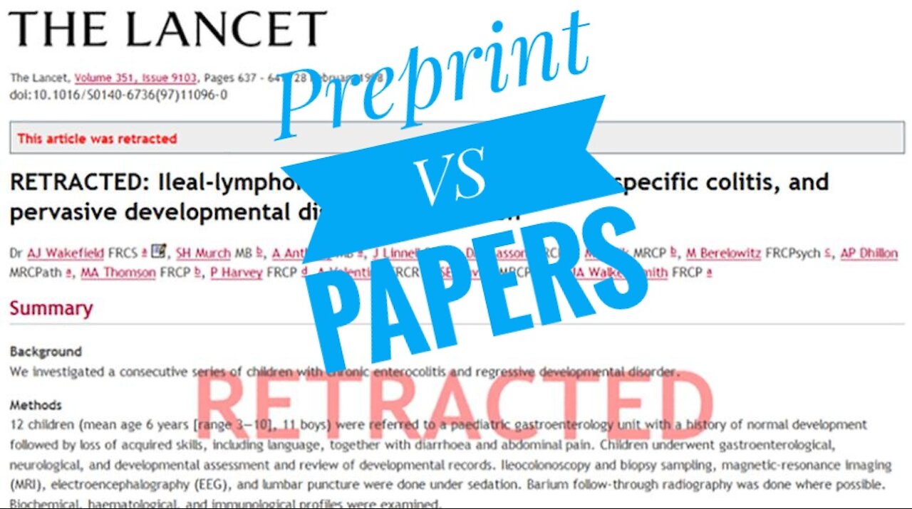 ESTUDIOS CIENTÍFICOS REVISADOS POR PARES VERSUS PREPRINTS ESTUDIOS PRELIMINARES