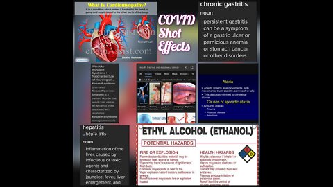 C-19 shot has poisonous Ethanol