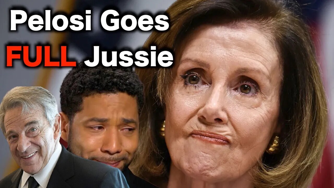 Nancy Pelosi Goes FULL Smollett?