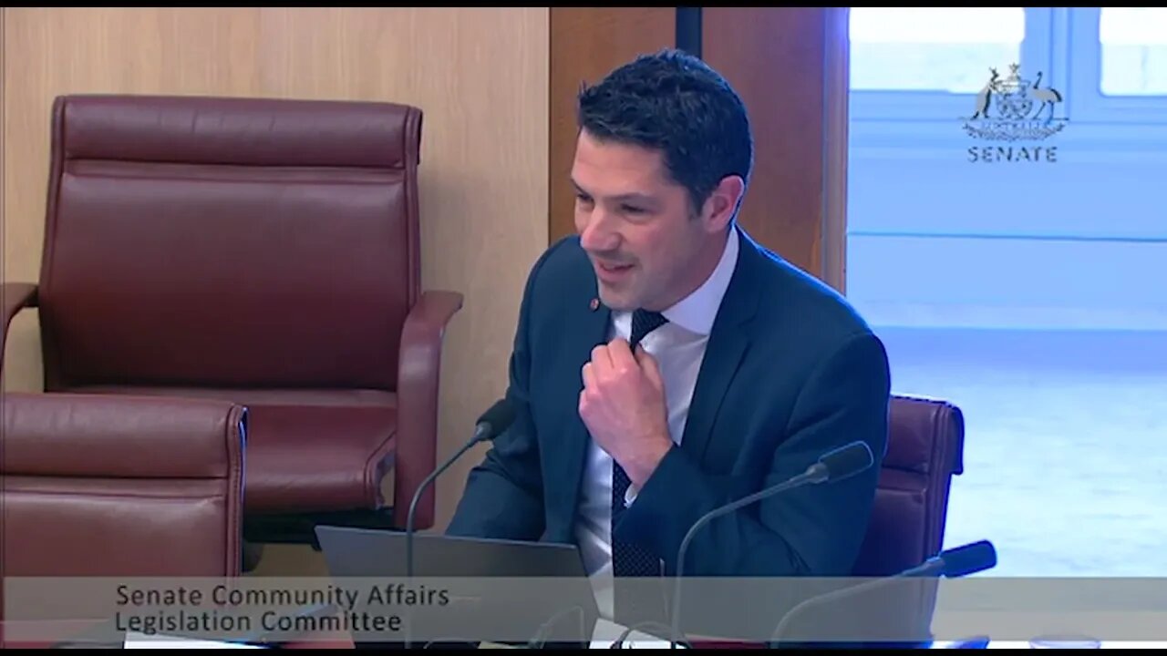 Senate Estimates November 2022 - Department of Health - Can men get pregnant?