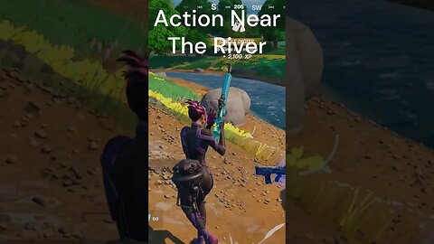 Action along the river #Fortnite #assaultrifle #river