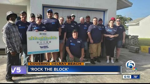 "Rock the block" project makes over homes in Delray Beach