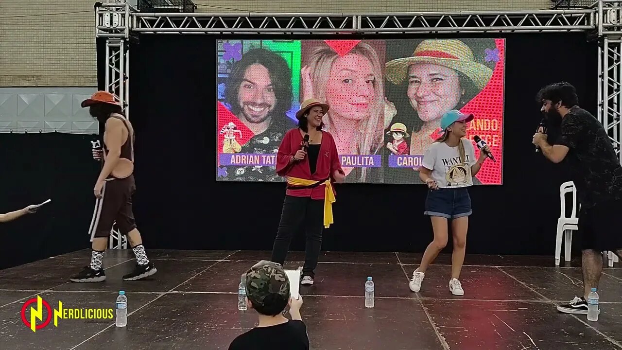 🎙️ ENTREVISTA! Dubladores de Luffy, Usopp e Chopper de One Piece divertem público do Pira Anime Fest