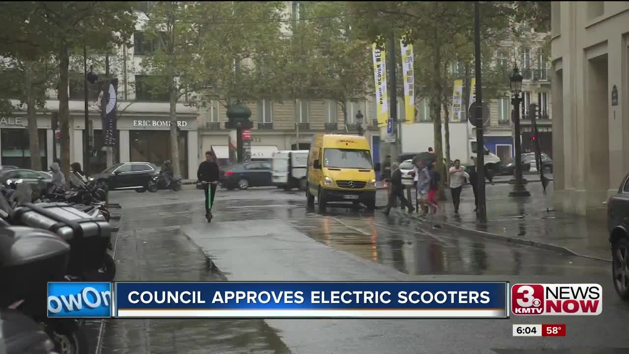 Council approves electric scooters