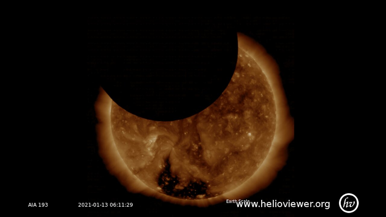 Moon transits the sun and solar observations