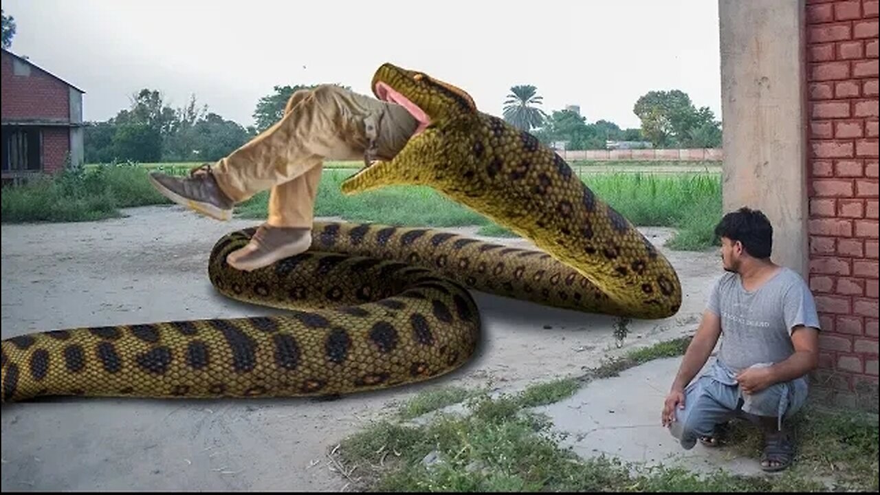 Anaconda Snake Part 2 in Real Life - Anaconda Live Bait - Anaconda Attack.