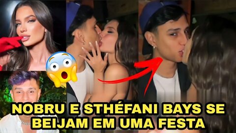 NOBRU E STHÉFANI BAYS FICAM JUNTOS EM UMA FESTA 👀😅