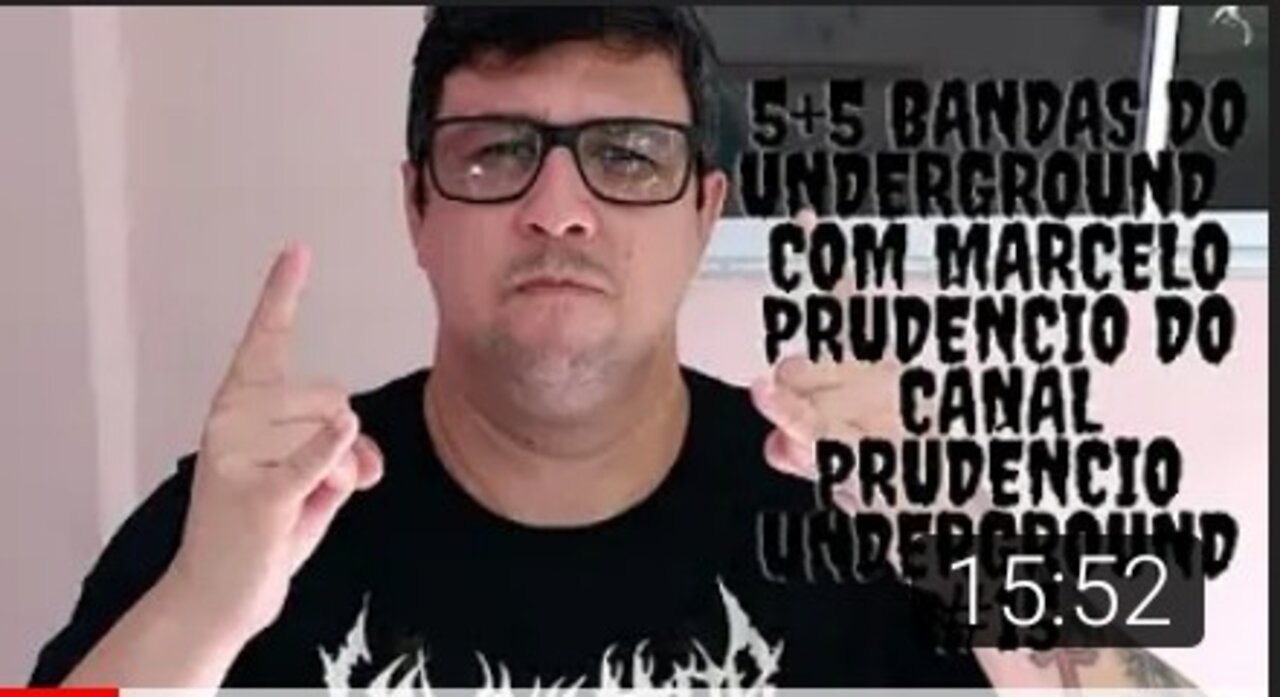 5+5 bandas do Underground com Marcelo Prudêncio do canal Prudêncio Underground#15...