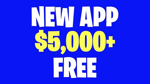 NEW APP PAYS YOU $5,000+ FOR FREE (Make Money Online)