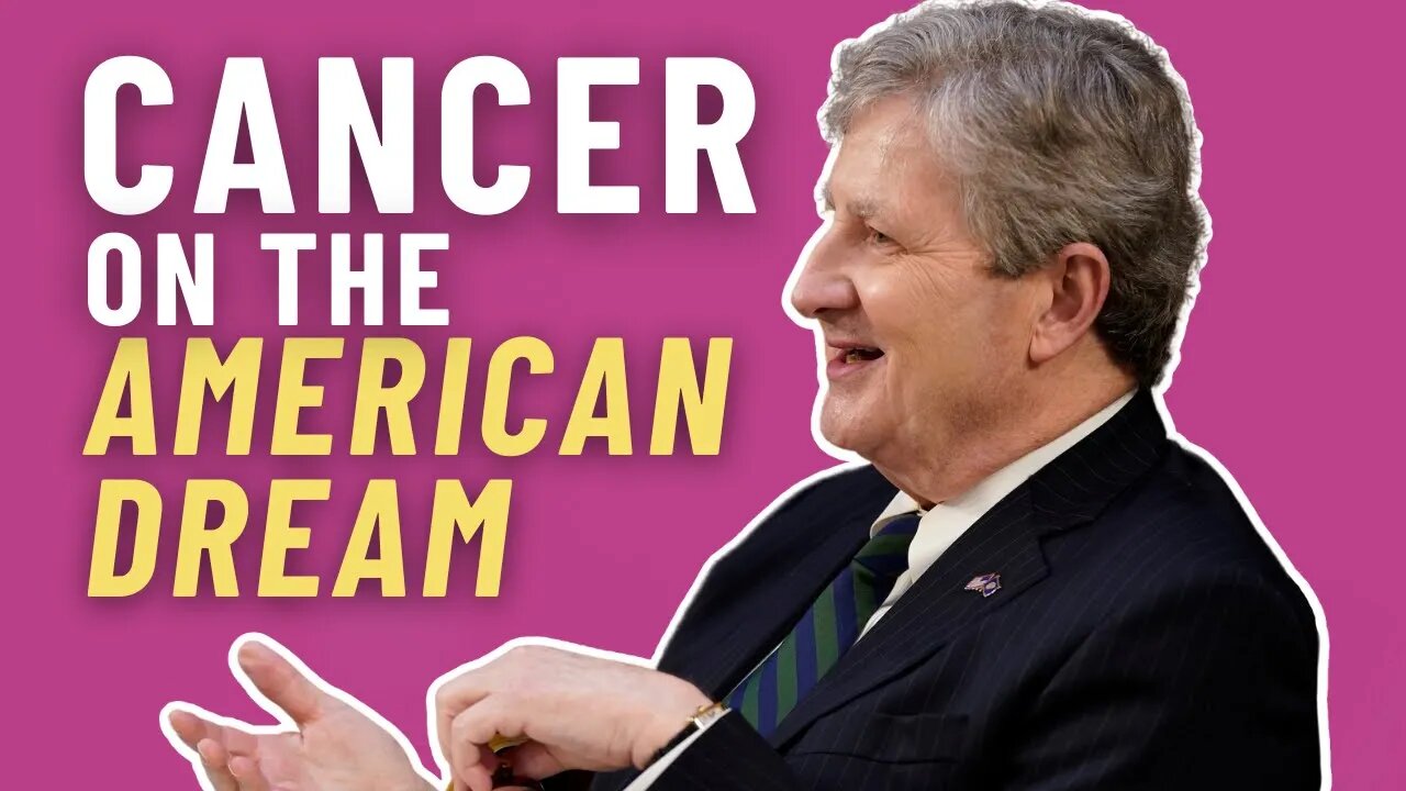 "A cancer on the American dream..." John Kennedy explains why he voted against omnibus spending bill