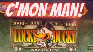 LUCKY DUCKY #VGT WOULDN'T GIVE IT UP! 🟥 #casino #redscreen #gambling #slots