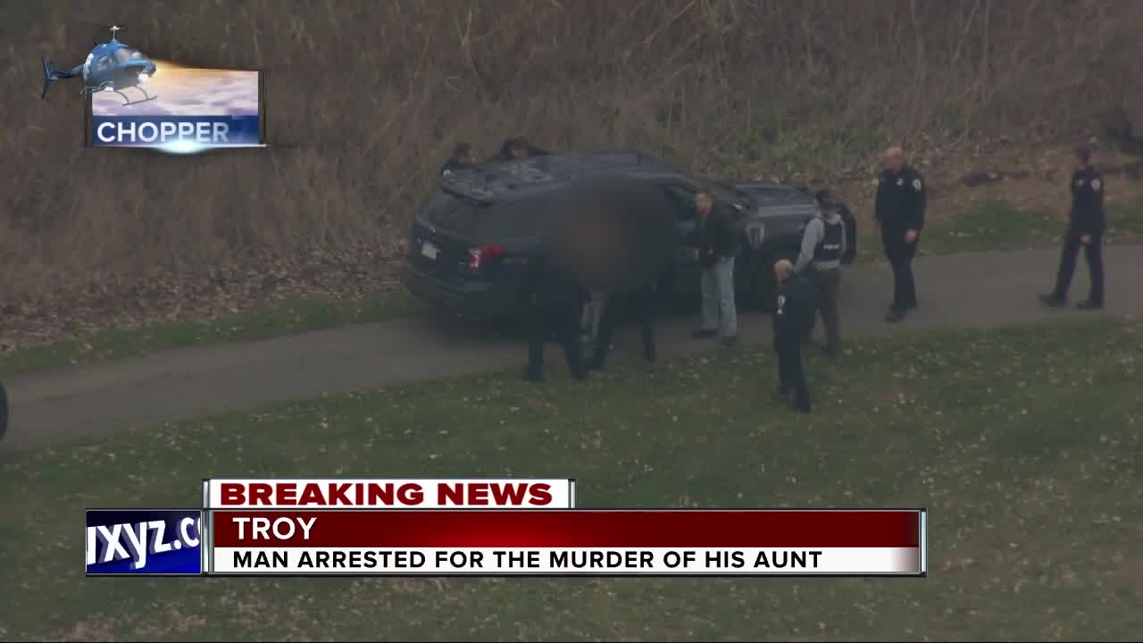 Nephew in custody for alleged murder of aunt at house in Troy