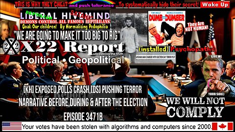 Ep. 3471b-[KH] Exposed,Polls Crash,[DS] Pushing Terror Narrative Before,During & After The Election