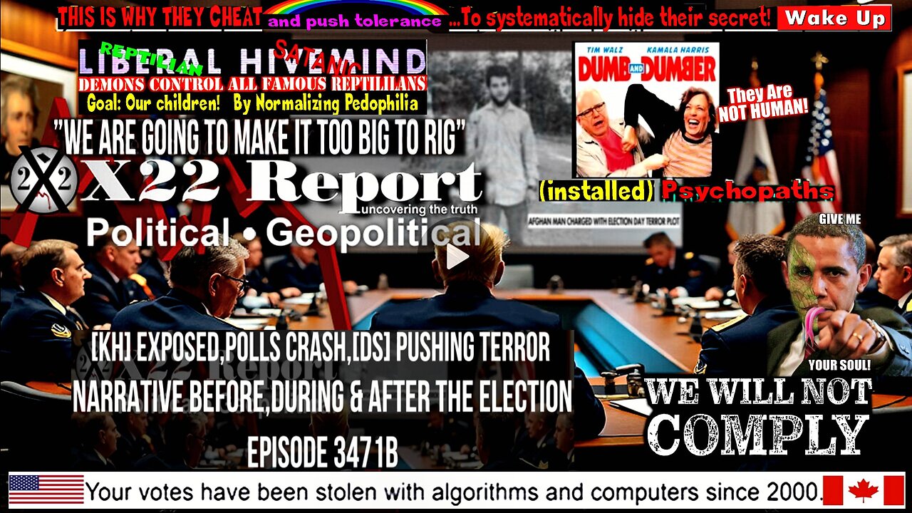 Ep. 3471b-[KH] Exposed,Polls Crash,[DS] Pushing Terror Narrative Before,During & After The Election