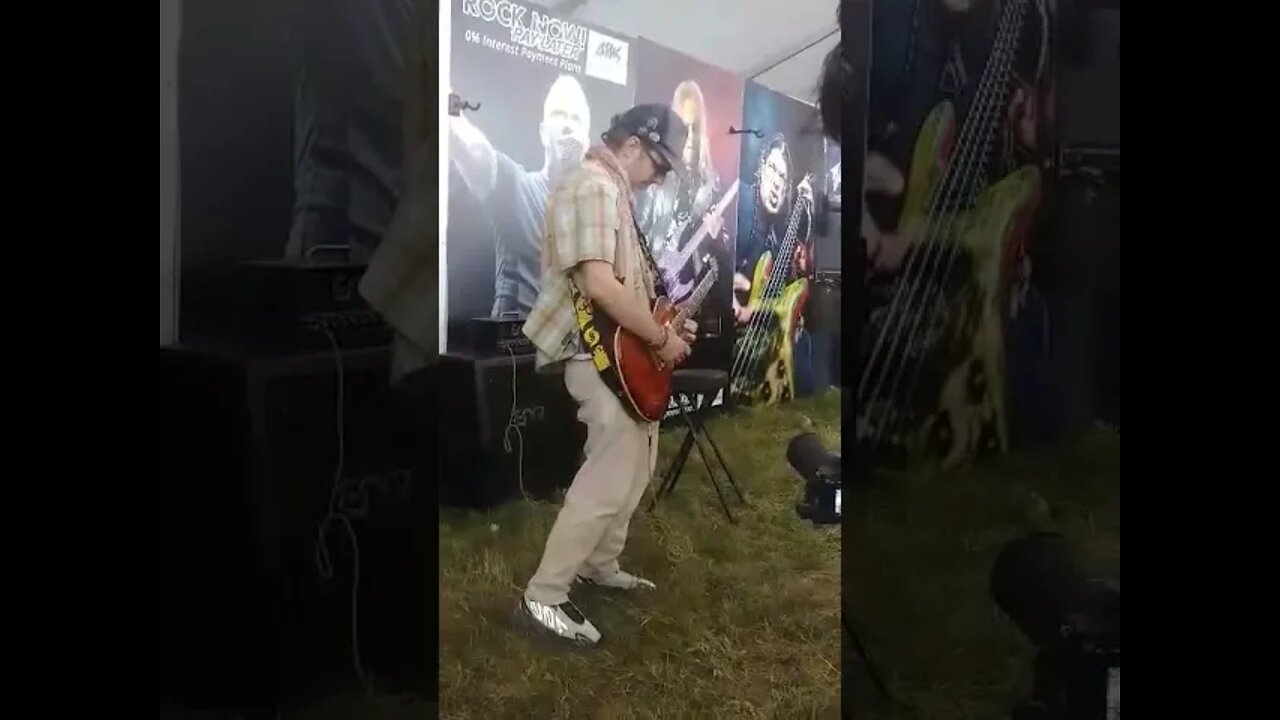 John Cihon competes in the 30 Seconds of Shred Guitar Contest @ Louder Than Life Festival 2021 in KY