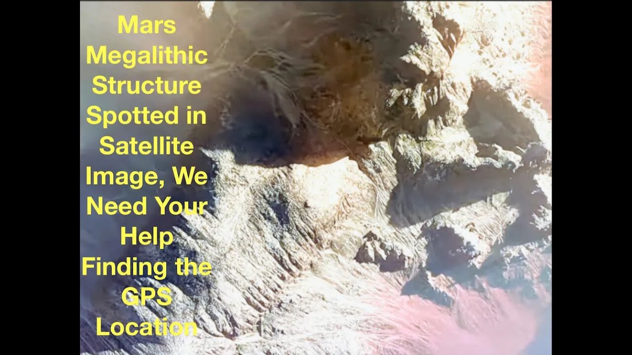 Megalith on Mars Spotted in Satellite Image, We Need Your Help Finding the GPS Location