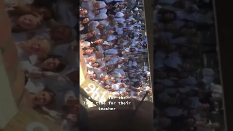 Emotional: Students Sing To Dying Teacher For The Last Time