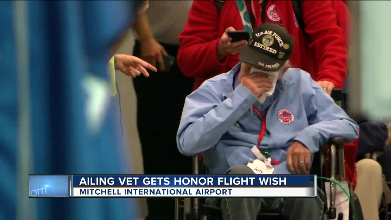 Veteran in hospice care returns from successful Honor Flight