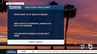 ABC 10News Pinpoint Weather with Meteorologist Megan Parry