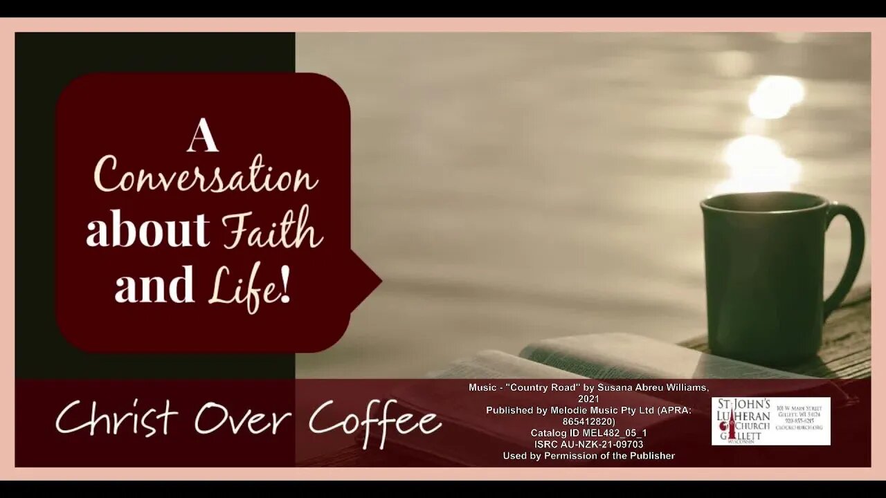 Christ Over Coffee - May 23, 2023