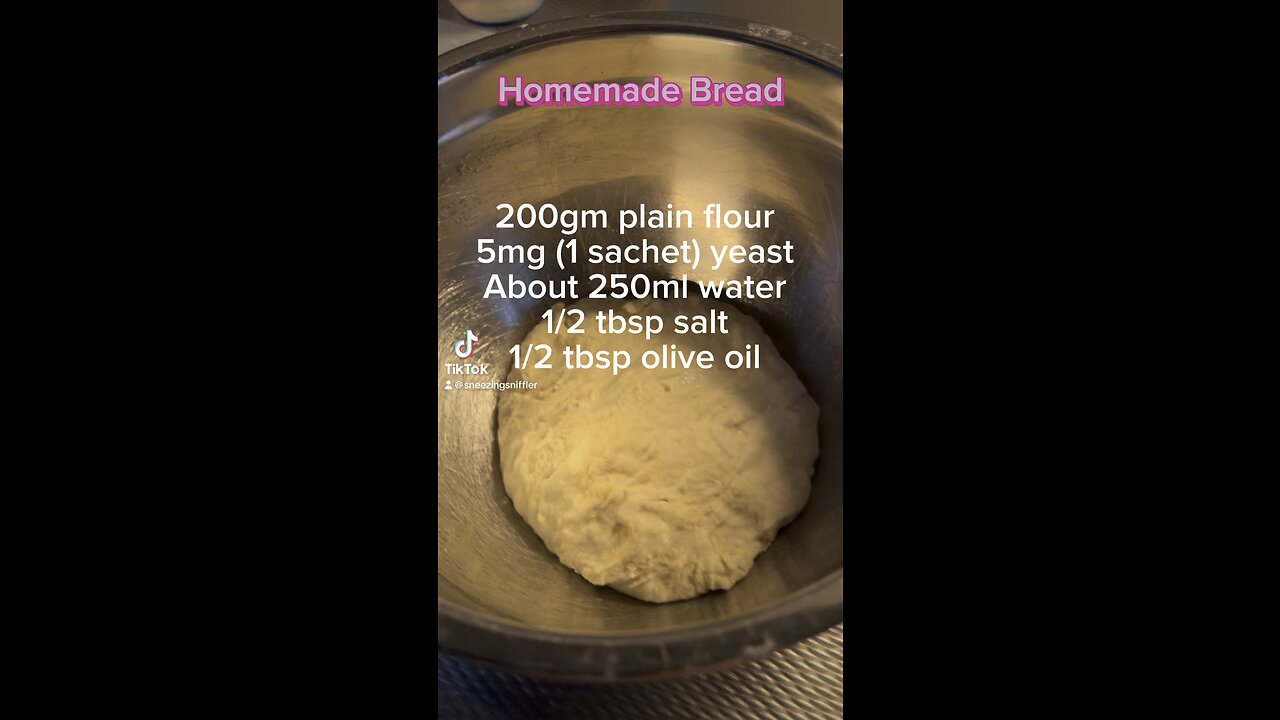 Homemade bread