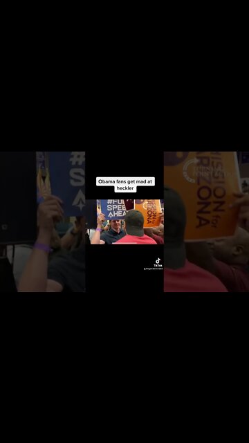 Obama fans big mad 😡