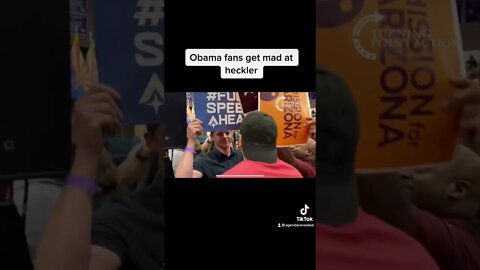 Obama fans big mad 😡