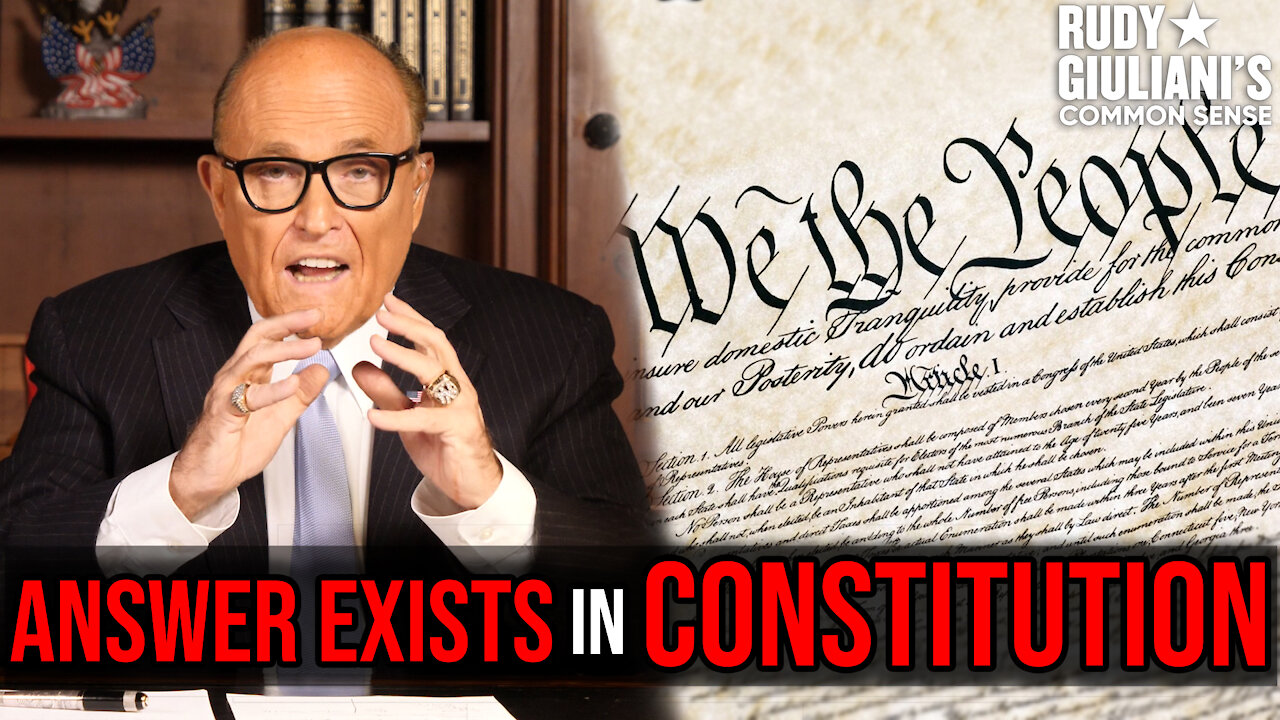 The ANSWER Exists In CONSTITUTION | Rudy Giuliani | Ep. 91