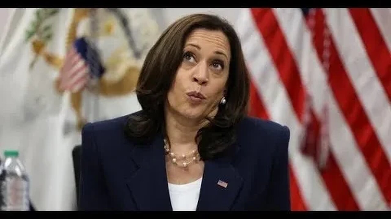 Ditsy Kamala Harris Has Trouble Spelling A.I. (host K-von laughs)