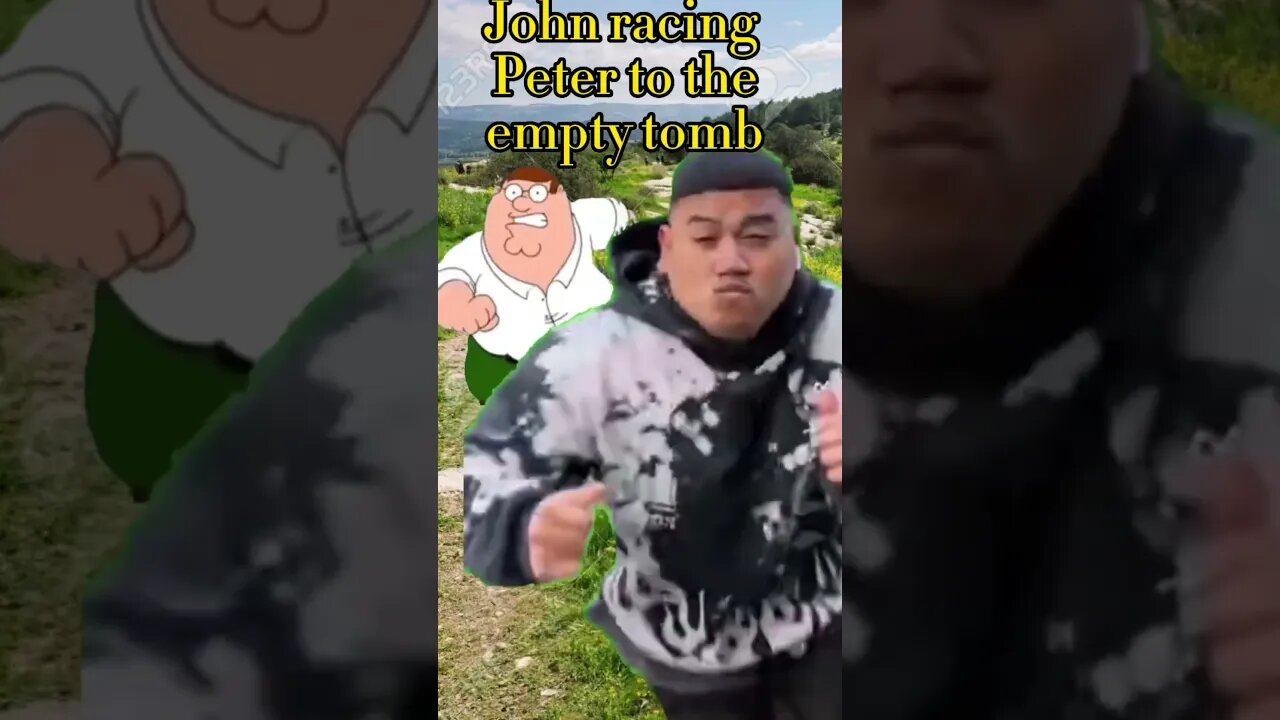 John definitely flexed on Peter #christianmemes #funny #funnybible #funnyvideos #saltpapi