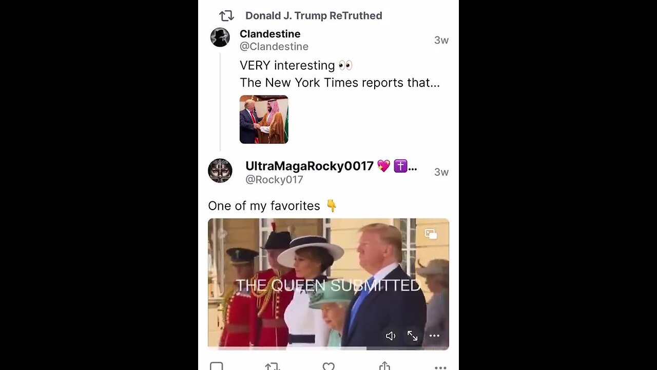 TRUMP JUST REPOSTED THE WORLDWIDE SUBMITTAL TOUR!!!!!!!!!!!