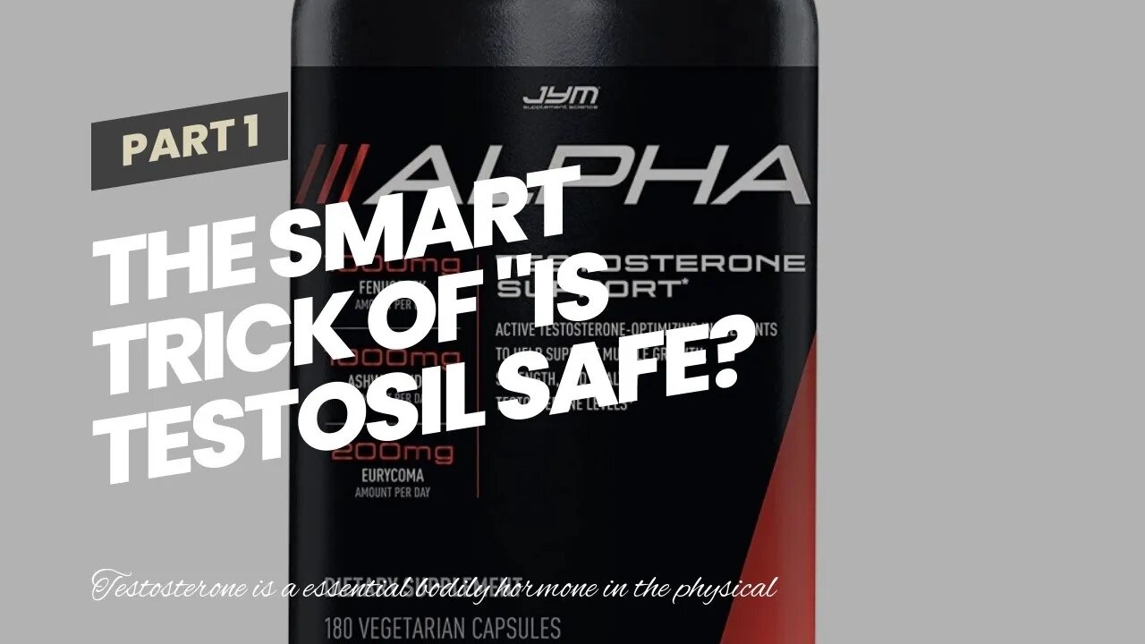 The smart Trick of "Is Testosil Safe? Debunking Common Myths and Misconceptions" That Nobody is...