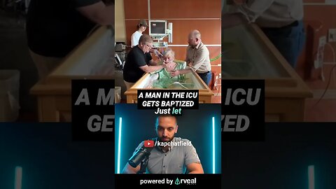This will make you cry... Man gets baptized in ICU 🥹 #jesus #christianity #bible #god #spirituality