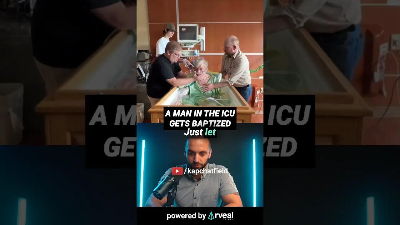 This will make you cry... Man gets baptized in ICU 🥹 #jesus #christianity #bible #god #spirituality